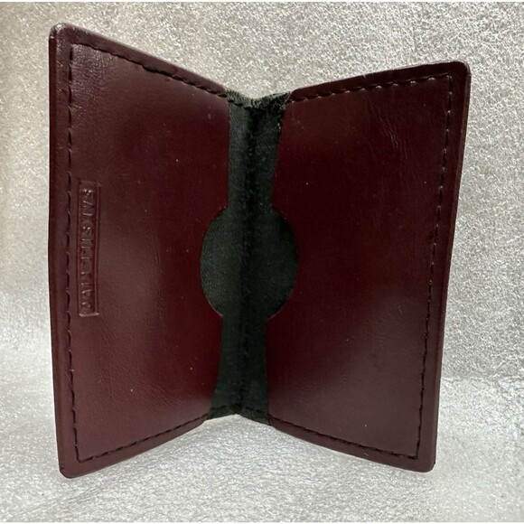 Samsill 3100 burgundy  business card wallet - Picture 1 of 6